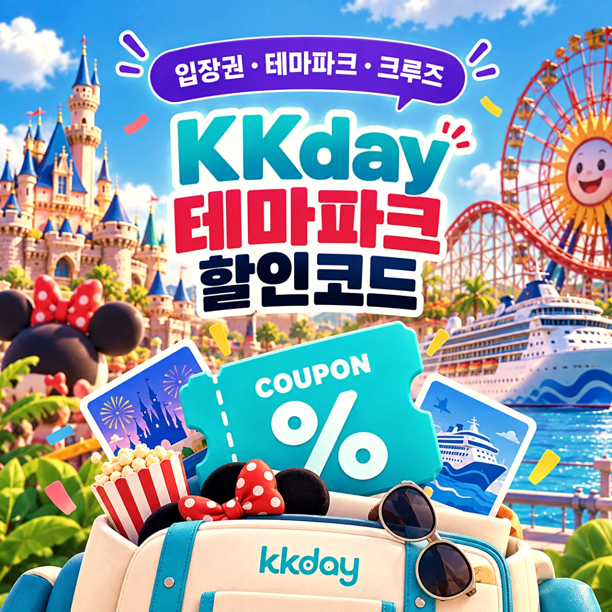 KKday 테마파크 할인코드